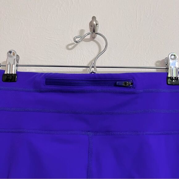 Athleta Ultramarine blue mesh capri cropped leggings, size XS - Picture 7 of 7